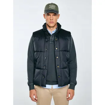 BIG STAR Pánská prošívaná vesta černá Agrib 906 L