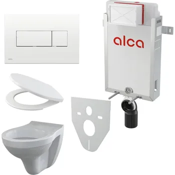 WC sada Set 5v1 pro závěsné WC Alca Renovmodul AM115/1000 WC Aura