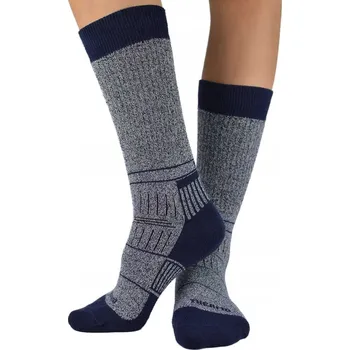 Vlněné Ponožky Noviti Ponožky SW 005 M 03 tmavě modrá melanž velikost 39-42