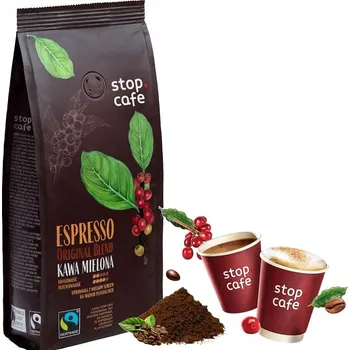 MLETÁ KÁVA ORLEN STOP CAFE ESPRESSO ORIGINAL BLEND 250G ČERSTVÁ