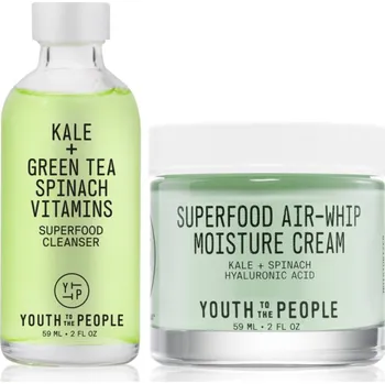 Youth To The People Superfood Youth To The People Superfood Air-Whip Moisture Cream hydratační krém 59 ml + Youth To The People Superfood Cleanser čisticí gel plnitelný 59 ml