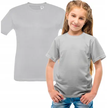 Dětská móda Bavlněné tričko pro kluky i holky do školky šedé 98