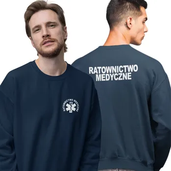Pánská mikina MedyczneKoszulki pánská mikina mikina potisk Zdravotnická záchranná služba, velikost XL