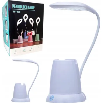 Lampička LED STOLNÍ LAMPIČKA S USB, ZÁSOBNÍKEM A STOJANEM NA TELEFON – IDEÁLNÍ PRO DĚTI