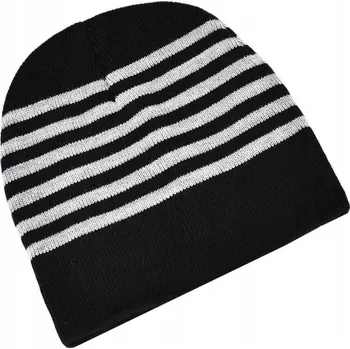 Čepice ČEPICE ČERNÁ ŠEDÁ PROUŽKY