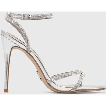 Dámské sandále Sandály Steve Madden Bryanna SM11002613.751 stříbrná SLV, EUR 40
