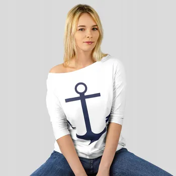 Dámské tričko Dámské volné bílé turecké Bavlna Tričko velikosti XL