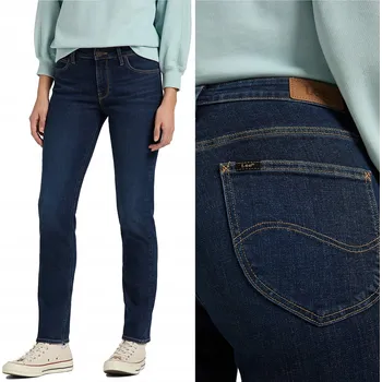 Lee ELLY SLIM Dark Daisy DŽÍNY SLIM FIT DÁMSKÉ JEANS KALHOTY W27 L31