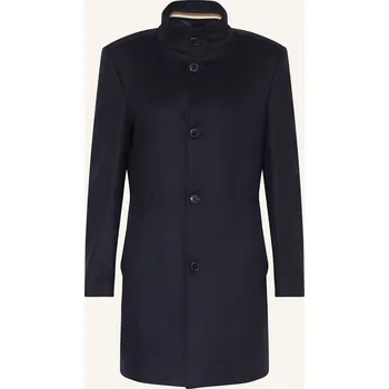 Pánský kabát Boss Pánský Vlněný Kabát Hyde, tmavě modrá, 54
