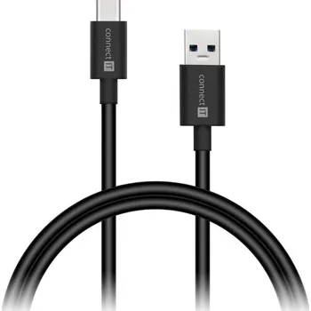 Datový kabel Datový kabel CONNECT IT Wirez USB-C 2m černý