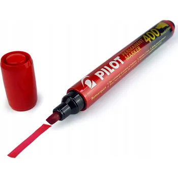 KUŽELOVÝ permanentní popisovač Netoxický ČERVENÝ Pilot silný VYSOKÁ