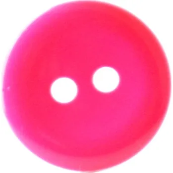 Knoflík Pro Háčkování Knoflík kulatý plast 15 mm fuchsiový