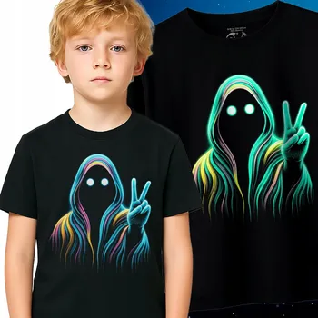 Chlapecké tričko COOL.MONSTER dětské tričko černé bavlna velikost 134/140