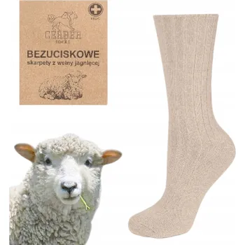 Pánské ponožky Ponožky z merino vlny beztlakové ponožky Cerber 39/41