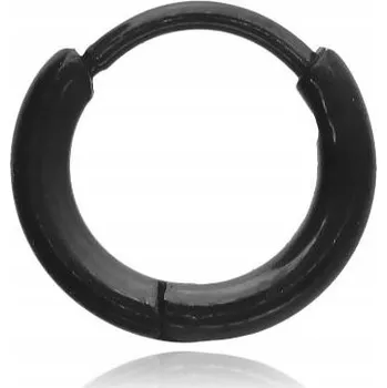 Náušnice Náušnice do ucha kroužek černý ocel chirurgická ocel