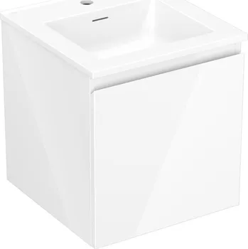 Koupelnový nábytek Koupelnová skříňka Mexen Orio 45 cm s umyvadlem Otis, 1 zásuvka, lesklá bílá - 91A10-04547-1-BF00-W18M00