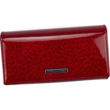 Gregorio peněženka z pravé kůže červená - dámská