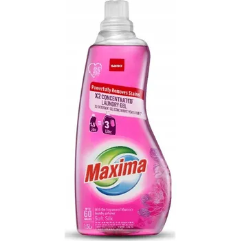 Prací gel Maxima Soft Silk 2X prací gel na 60 praní 1,5L