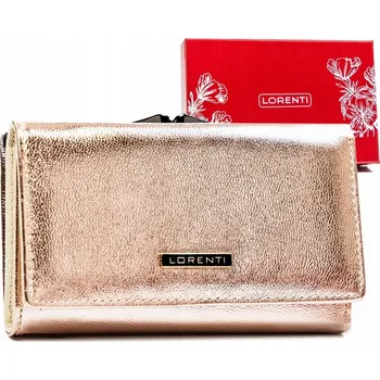 Lorenti dámská peněženka z pravé kůže zlatá