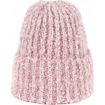 Pokrývka hlavy Szaleo Zimní čepice beanie růžová, univerzální velikost
