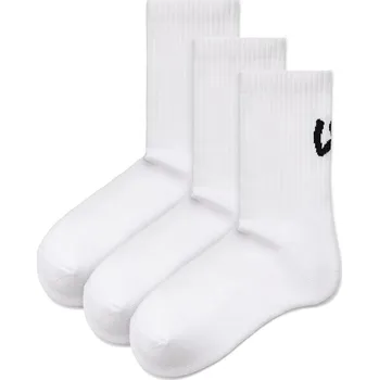 Dámské ponožky Vlnka 3 páry bavlněných ponožek s měkkým došlapem bílá velikost ponožek 39-42