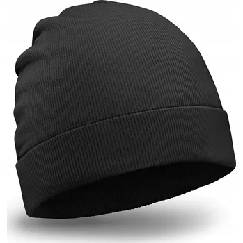 Čepice Dámská a pánská Čepice , černá bavlna , 54-58 cm