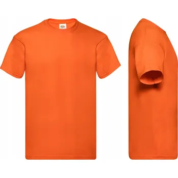 Pánské tričko Tričko Original Fruit of the Loom Oranžová M