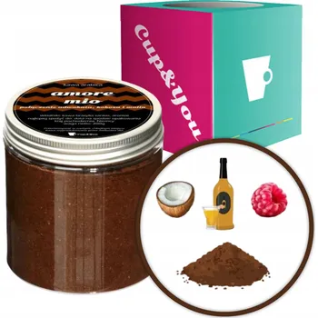 Káva Káva aromatizovaná AMORE MIO mletá dezertní PREMIUM ARABICA Cup&You 200 g