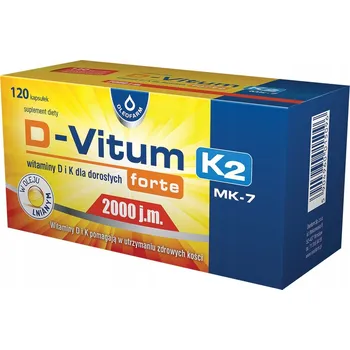 Doplněk stravy Oleofarm D-Vitum forte 2000 IU K2 MK7 D kapsle 120 ks
