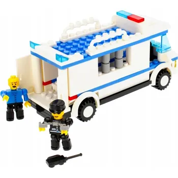 ostatní stavebnice Hračky pro děti STAVEBNICE 134 dílků Policejní auto alleBLOX