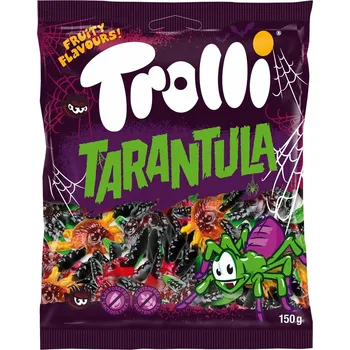Bonbon Trolli Tarantule Želé Bonbony Spiders Fruit 150g Halloween Mix Chutí DE