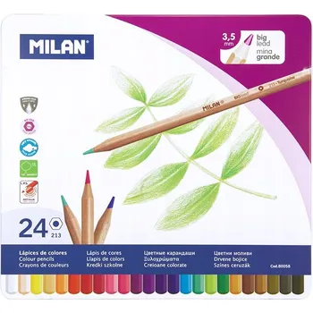 Výtvárné potřeby Pastelky Milan 24 ks