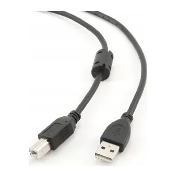 Datový kabel USB kabel Gembird CCF-USB2-AMBM-15 černý, 4,5 m