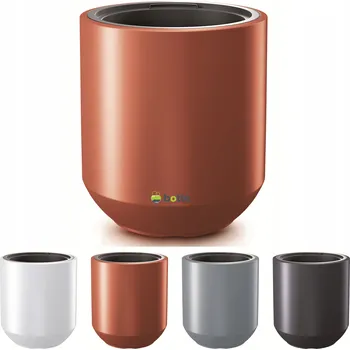 Květináč Květináč plast oranžový Botle 39 cm x 39 x 44 cm