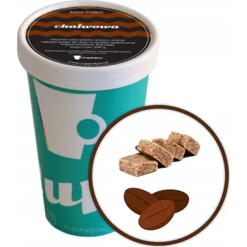 Káva Káva s příchutí chalvy, zrnková ARABICA EKO Cup&You 200g