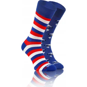 Dámské ponožky Sesto Senso Vtipné bavlněné ponožky barevné 39-42 rackové