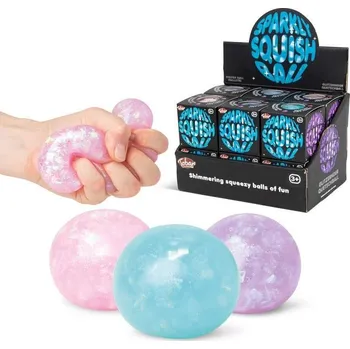 Mačkací Hračka Antistresový SPARKLY SQUISH BALL