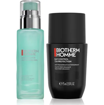 Kosmetická sada Biotherm Men Biotherm Homme Aquapower Advanced Gel hydratační gel pro normální až smíšenou pleť 75 ml + Biotherm Homme Day Control 72H Protection deodorant roll-on 75 ml kosmetická sada