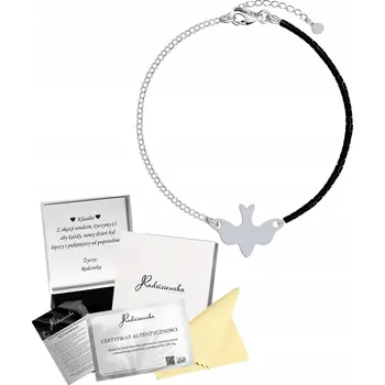 Náramek Stříbrný náramek HOLUBICE GRAVÍROVÁNÍ