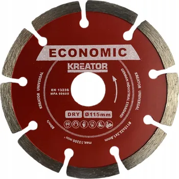 Řezný kotouč Diamantový kotouč na betonu a kámen 115 mm, 5 kusů