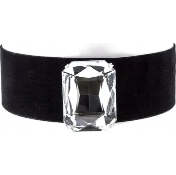 Náhrdelník Choker Cloe sametový s křišťál