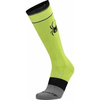 Pánské ponožky Spyder Mens Pro Liner Ski Socks M 38D635405-LIM - lime 42-45