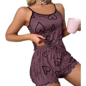 Dámské noční prádlo ITIMPORT dámské pyžamo polyester fialové, velikost M