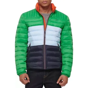 Tommy Hilfiger prošívaná zimní pánská bunda Quilted zelená XXL