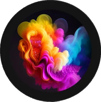 Monitor Waveshare 4" kulatý displej, 720 × 720, DSI, IPS, kapacitní