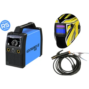 Svářečka Kúhtreiber Svářecí invertor KITin 150 RS Varianta setu: Svařovací stroj + svařovací kabely 25mm/3m 35-50mm + samostmívací kukla KWX3