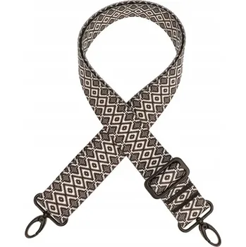 PÁSEK pro kabelku 40 mm BLACK ROMB nastavitelný Zepnij ČERNÝ MAT