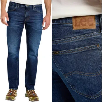 Pánské džíny Lee DAREN Anomaly Pánské džíny rovného střihu, tmavě modré, W29 L32