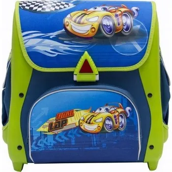 Školní batoh jednokomorový Kathay-Haster modrý, zelený 21 l