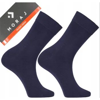 PÁNSKÉ DLOUHÉ SPOLEČENSKÉ BAVLNĚNÉ PONOŽKY MORAJ 1 PÁR TMAVĚ MODRÉ 39-42